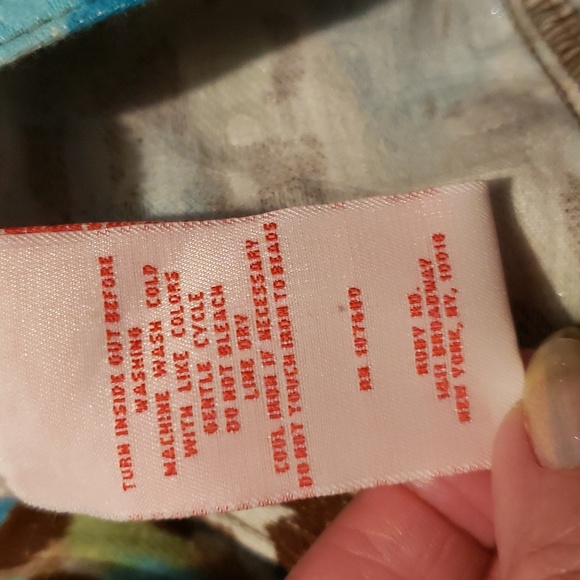 Ruby Rd Lady's Dress Jacket Embellished In Buttons around Neckline Very Festive - Picture 8 of 8